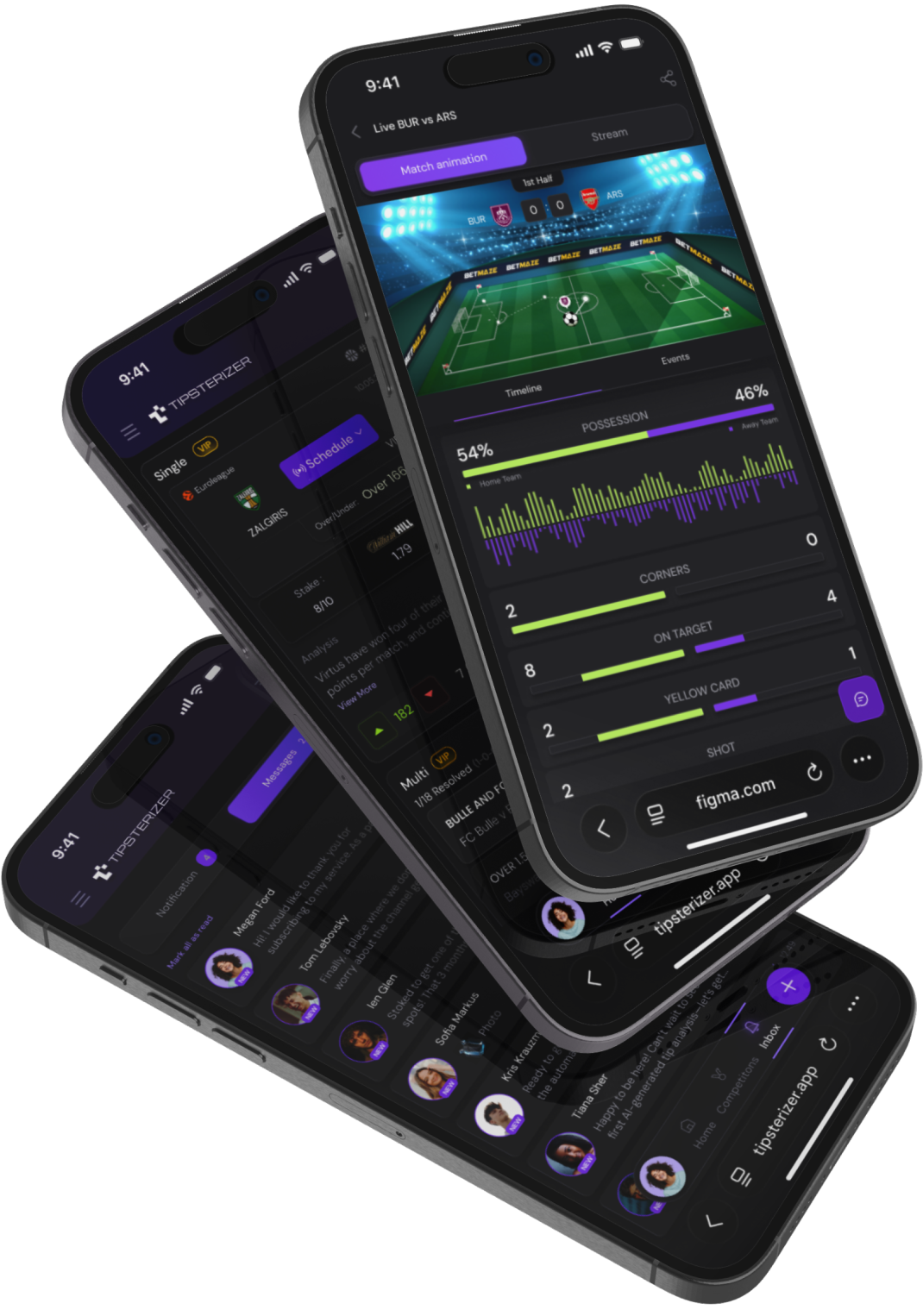 Tipsterizer app mockup
